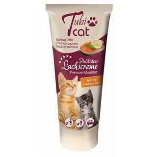 Tubicat Katze Lachscreme in Tuben 75 g