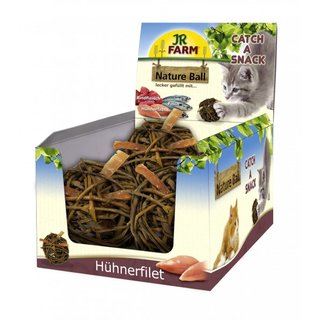 JR Farm Cat Nature-Ball H&uuml;hnerfilet 5 x 15g