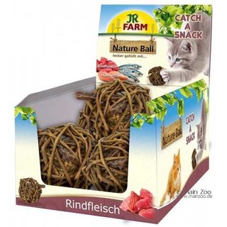JR Farm Cat Nature-Ball Rindfleisch 5 x 15g