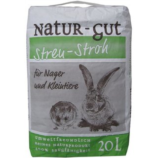 Natur Gut Strohstreu Pellets Natureinstreu 20 Liter