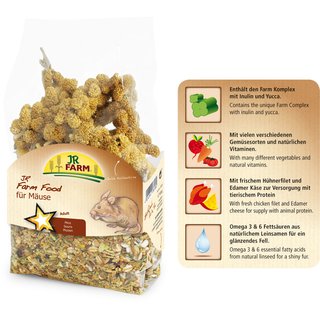 JR Farm M&auml;usefutter Adult 6 x 500 g