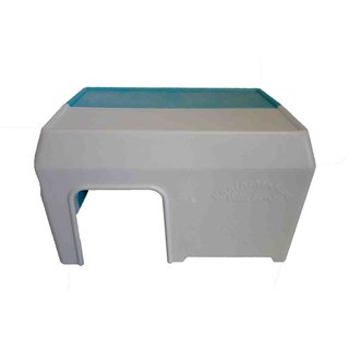 Heuser Kaninchenhaus Villa Lampe bunt