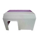 Heuser Kaninchenhaus Villa Lampe bunt