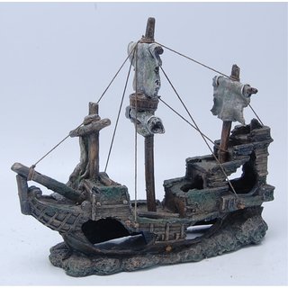 Schiffswrack 32 x 10,5 x 28 cm
