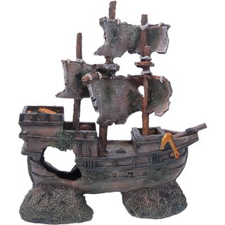 Schiffswrack 19,5 x 7,5 x 20 cm