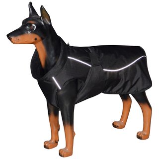 Hundemantel Tiger schwarz 45 cm