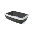 Geoplast Katzentoilette mit Rand in verschiedenen Farben