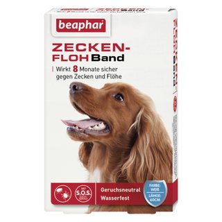 Beaphar Zecken-Flohband Hund mit SOS-Service 60cm