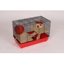 Skyline Hamsterk&auml;fig Roy rot/schwarz