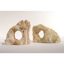 1 St&uuml;ck Regenbogengestein 1-Loch 10-15 cm