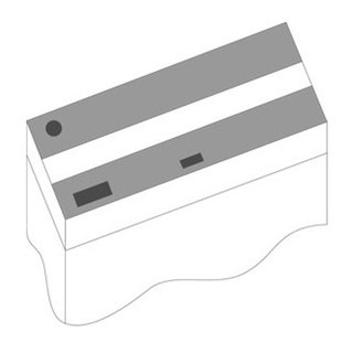 Juwel Klappensatz 150 x 50cm 2tlg.