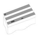 Juwel Klappensatz 120 x 50 IV 3ltg.