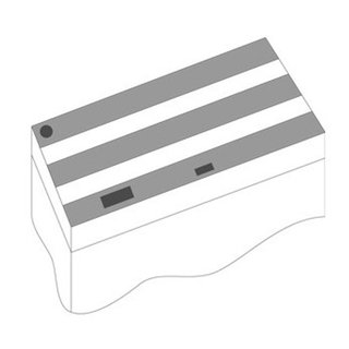 Juwel Klappensatz 150 x 50 IV 3tlg