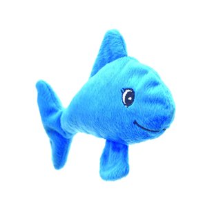 Welli-Fisch Baldrian Spielkissen blau 15 x 12 x 3,5 cm
