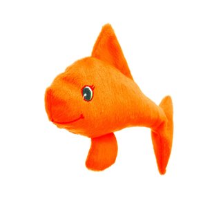 Welli-Fisch Baldrian Spielkissen orange 15 x 12 x 3,5 cm
