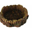 Terrarien Deko - Wasser u. Futternapf Holz Optik