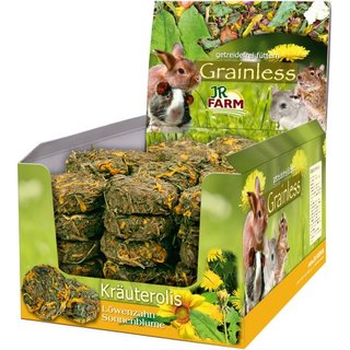 JR Farm Grainless Kr&auml;uterolis L&ouml;wenzahn-Sonnenblume 70g x 10 Stk.