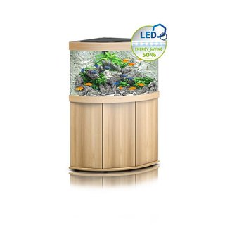 JUWEL TRIGON 190 LED Aquarium mit Schrank helles Holz