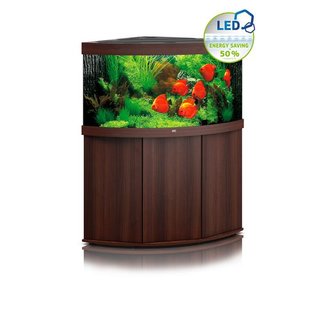 JUWEL TRIGON 350 LED Aquarium mit Schrank dunkles Holz