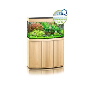 JUWEL VISION 180 LED Aquarium mit Schrank helles Holz