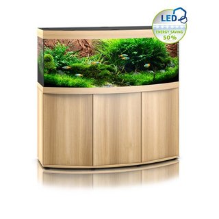 JUWEL VISION 450 LED Aquarium mit Schrank helles Holz