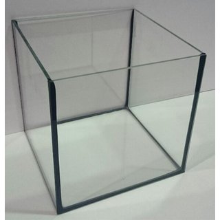 Aquarium Glasbecken W&uuml;rfel 50x50x50 cm, quadrat, 125 Liter Becken