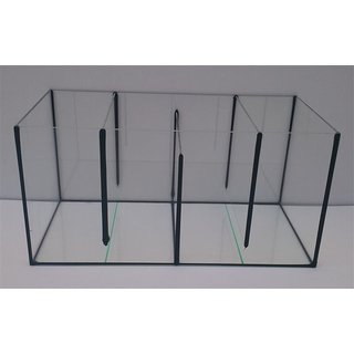 Aquarium Filterbecken Mehrkammerfilter 60 x 30 x 30 cm 4 Kammern