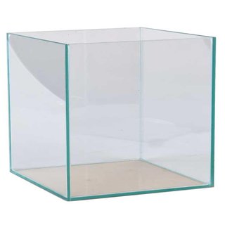 Aquarium Pool 40 x 40 x 40 cm, 64 Liter, 5mm Glas, transparentes Silikon