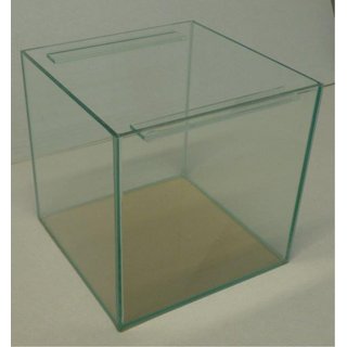 Aquarium 50 x 50 x 50 cm, 125 Liter, 8mm Glas, transparentes Silikon