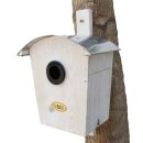 Habau Nistkasten Runddach, wei&szlig;