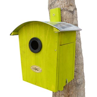 Habau Nistkasten Runddach, gr&uuml;n