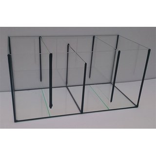 Aquarium Filterbecken Mehrkammerfilter 100 x 40 x 40 cm 4 Kammern