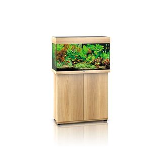 JUWEL RIO 125 LED Aquarium mit Schrank helles Holz