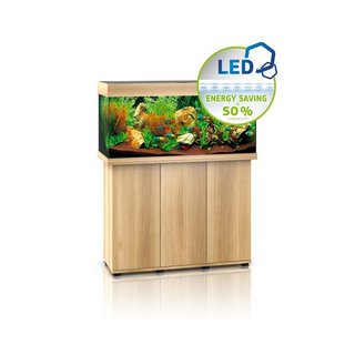 JUWEL RIO 180 LED Aquarium mit Schrank Helles Holz