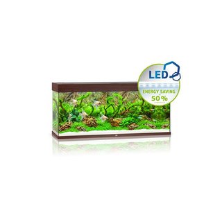 JUWEL RIO 240 LED Aquarium Dunkles Holz