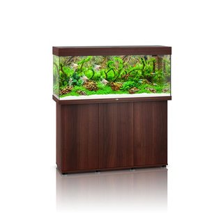 JUWEL RIO 240 LED Aquarium mit Schrank Dunkles Holz