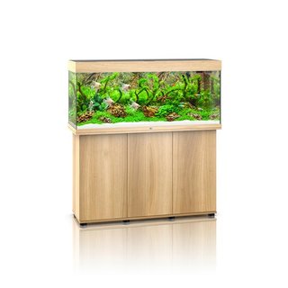 JUWEL RIO 240 LED Aquarium mit Schrank Helles Holz