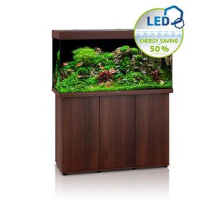 JUWEL RIO 350 LED Aquarium mit Schrank Dunkles Holz