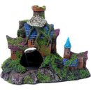 Deko Schloss mit Moos 17 x 11 x 13 cm