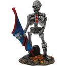Deko Skelett mit Flagge