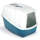 Katzentoilette Komoda mit Schaufel und Geruchsfilter Blau