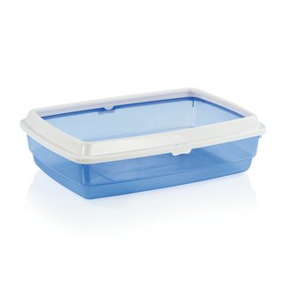 Katzentoilette WCAT mit Rand Blau - 54cm