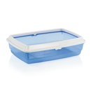 Katzentoilette WCAT mit Rand Blau - 54cm