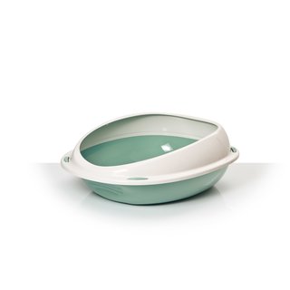Katzentoilette Shuttle XXL mit Rand gr&uuml;n - 57 cm