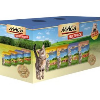 MACS Nassfutter MULTIPACK mit Fisch 12x 100g f&uuml;r Katzen